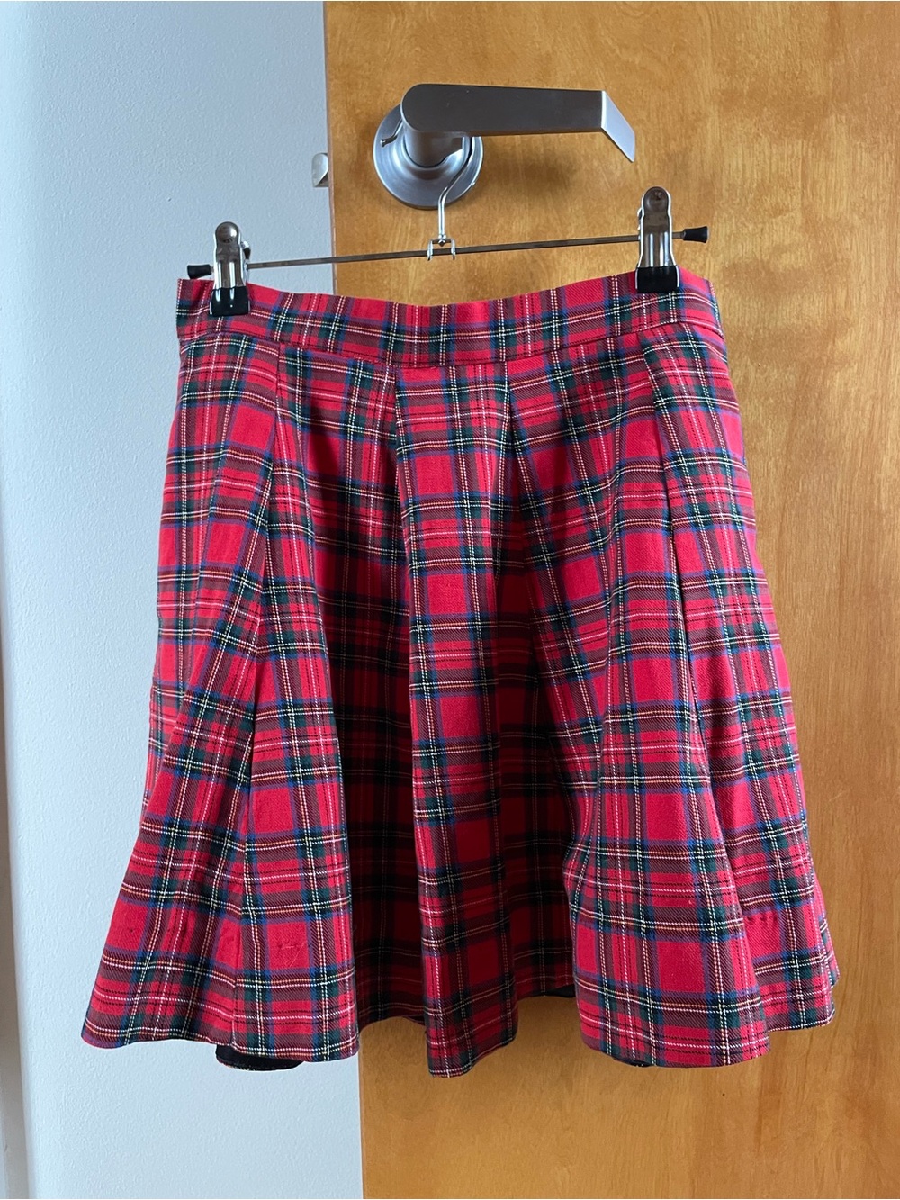 Tuesday of California Plaid Skirt w/ Satin Lining